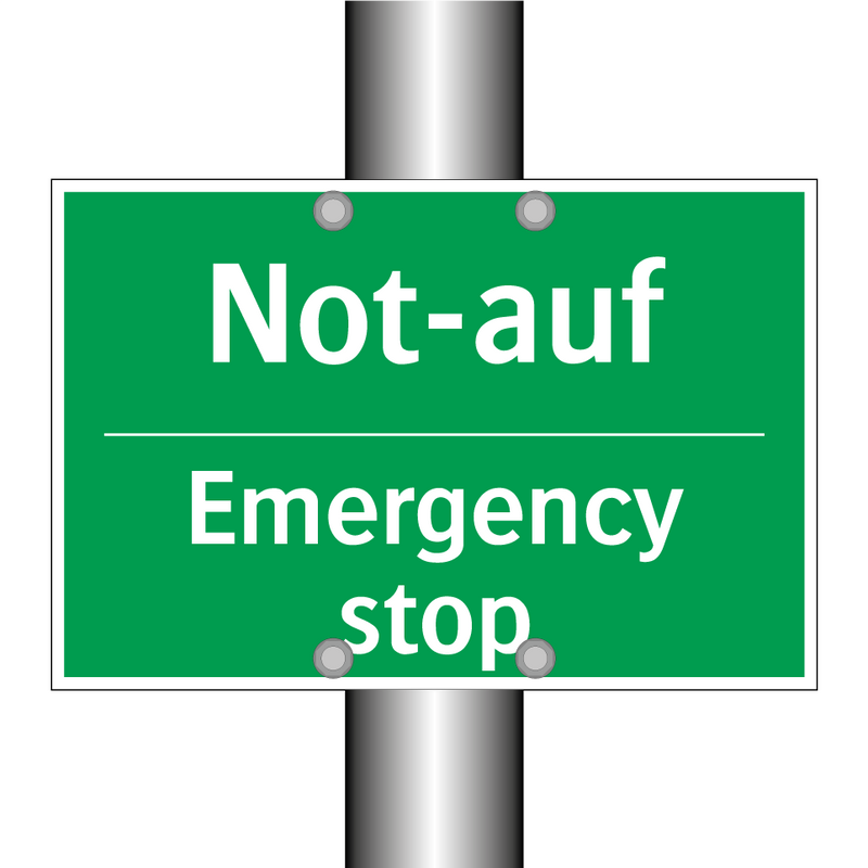 Not-auf - Emergency stop