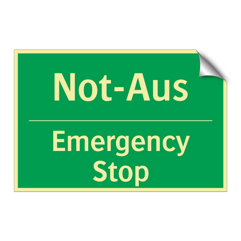 Not-Aus - Emergency Stop