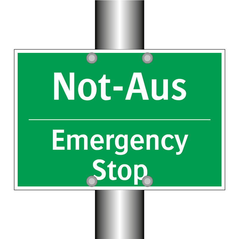 Not-Aus - Emergency Stop