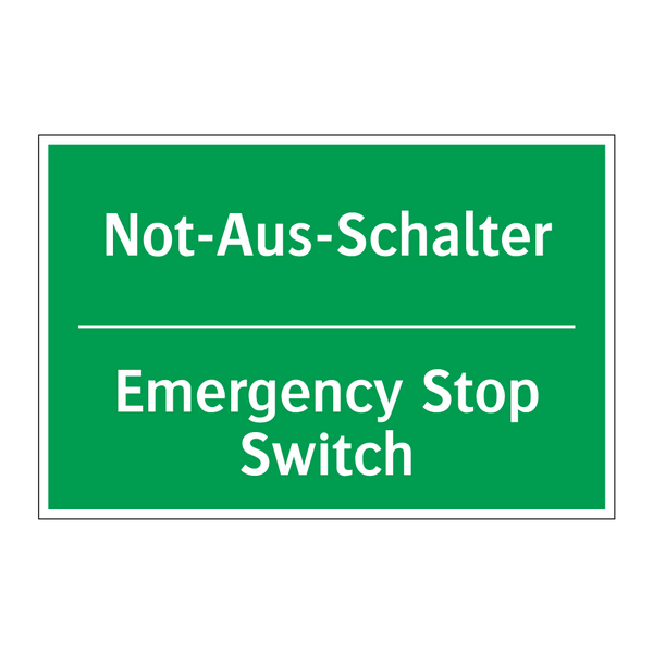 Not-Aus-Schalter - Emergency Stop Switch