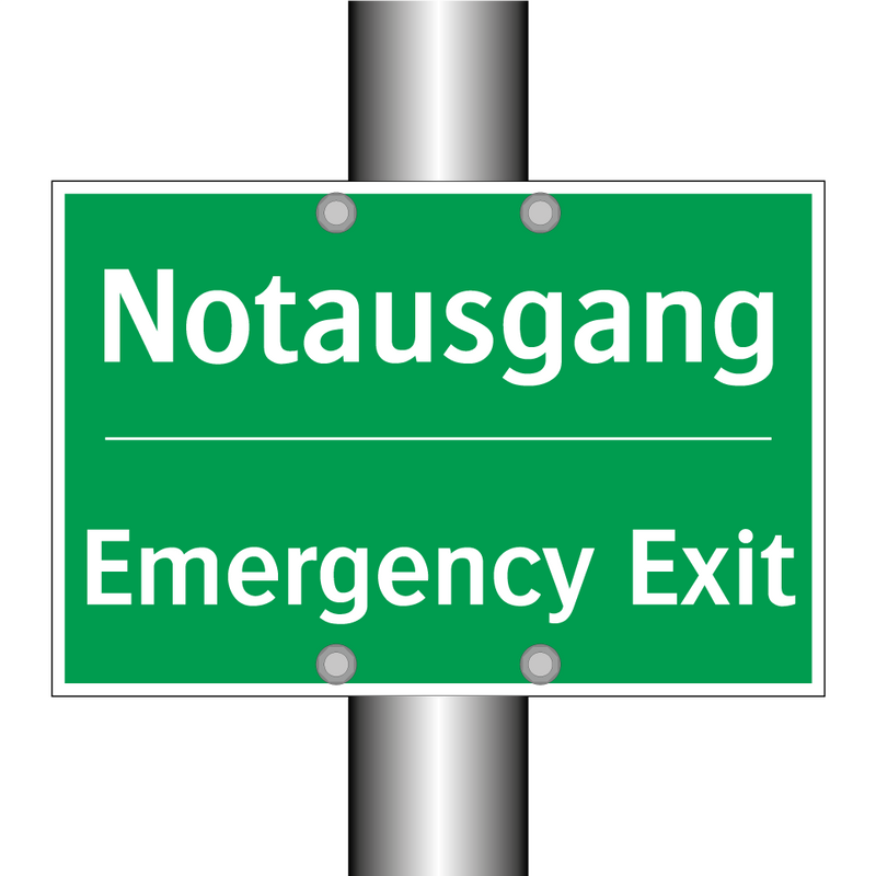 Notausgang - Emergency Exit