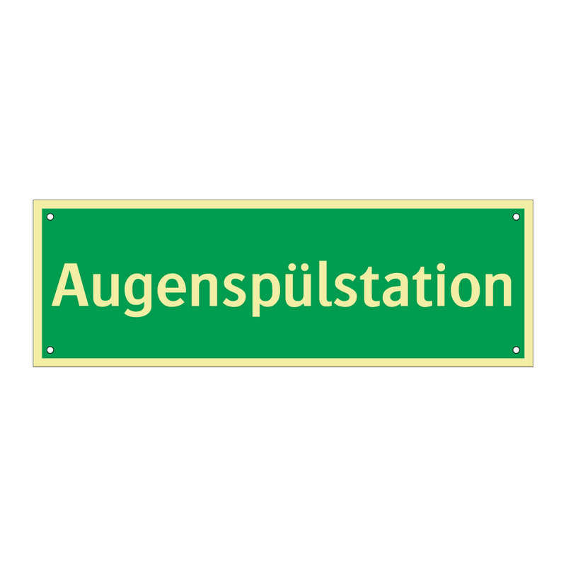 Augenspülstation