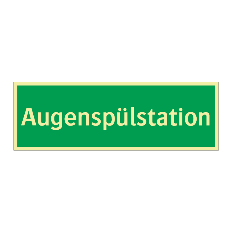 Augenspülstation