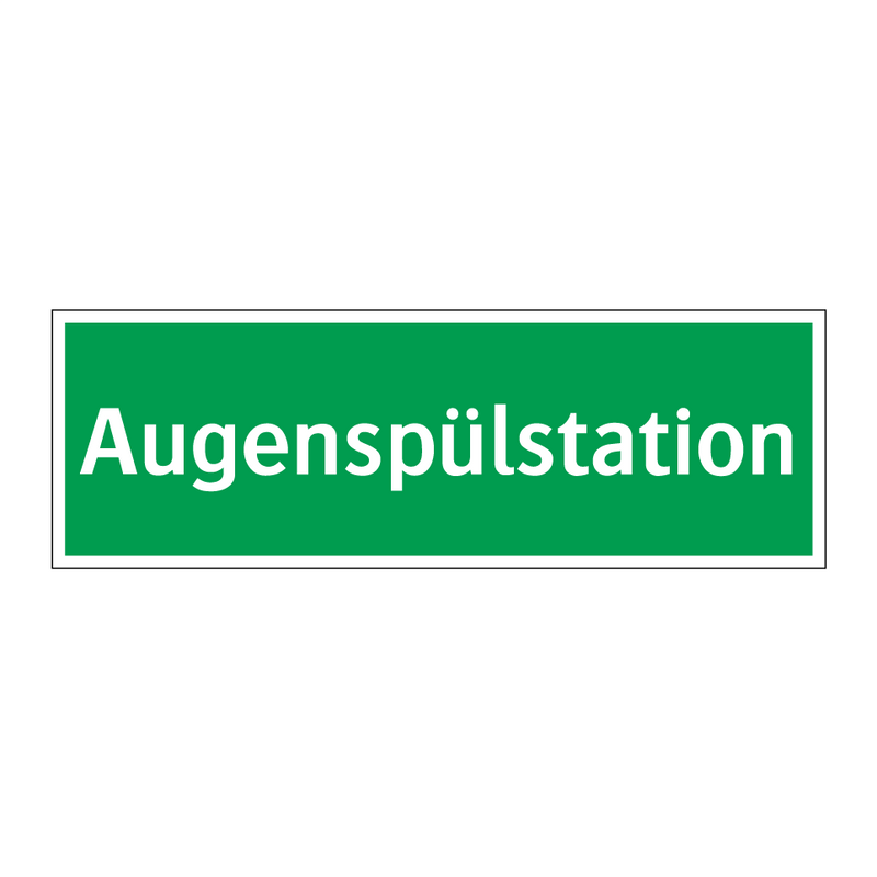 Augenspülstation