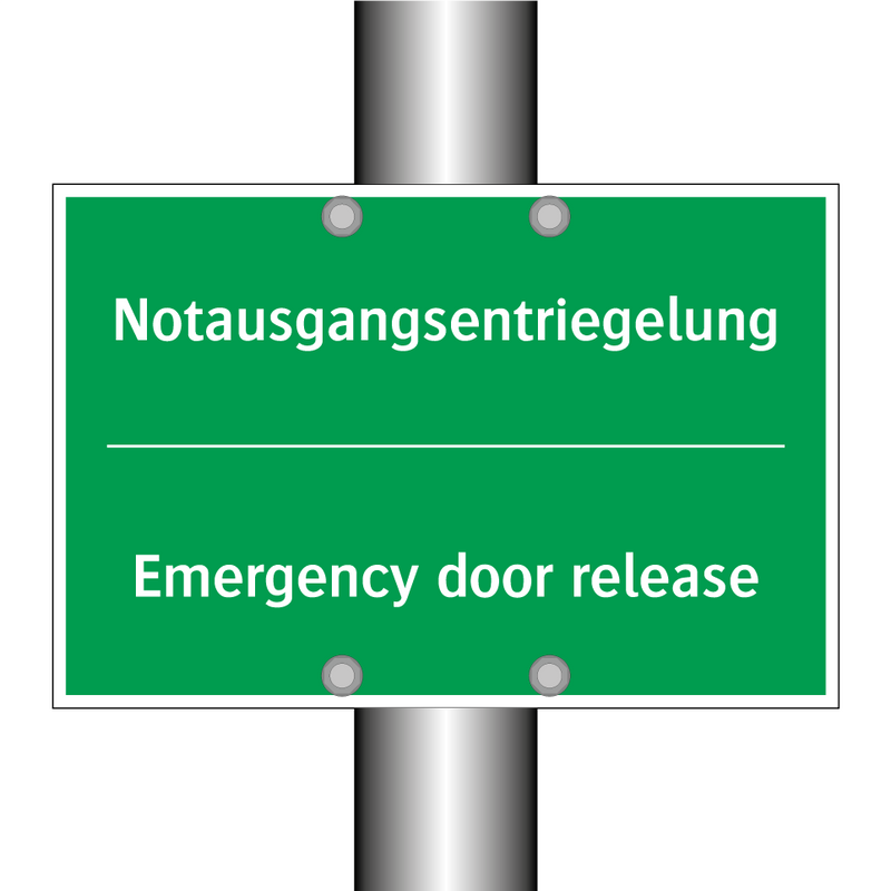 Notausgangsentriegelung - Emergency door release