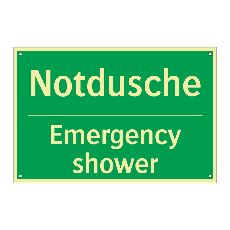 Notdusche - Emergency shower