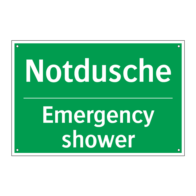 Notdusche - Emergency shower