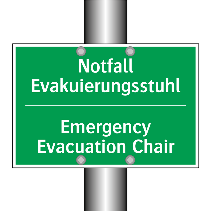 Notfall Evakuierungsstuhl - Emergency Evacuation Chair