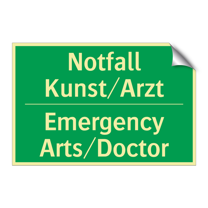 Notfall Kunst/Arzt - Emergency Arts/Doctor