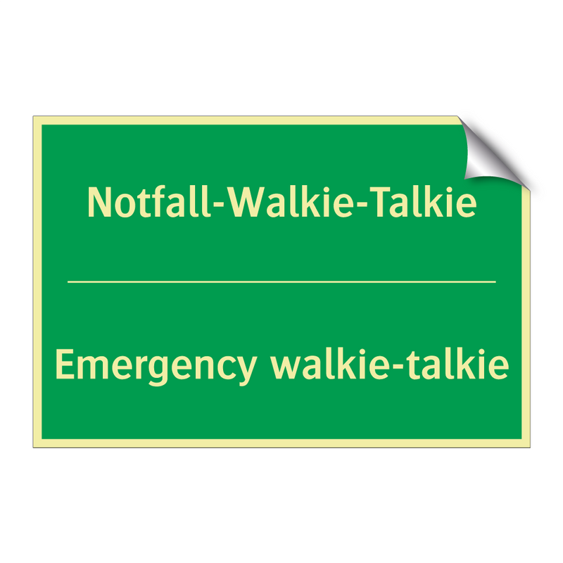 Notfall-Walkie-Talkie - Emergency walkie-talkie