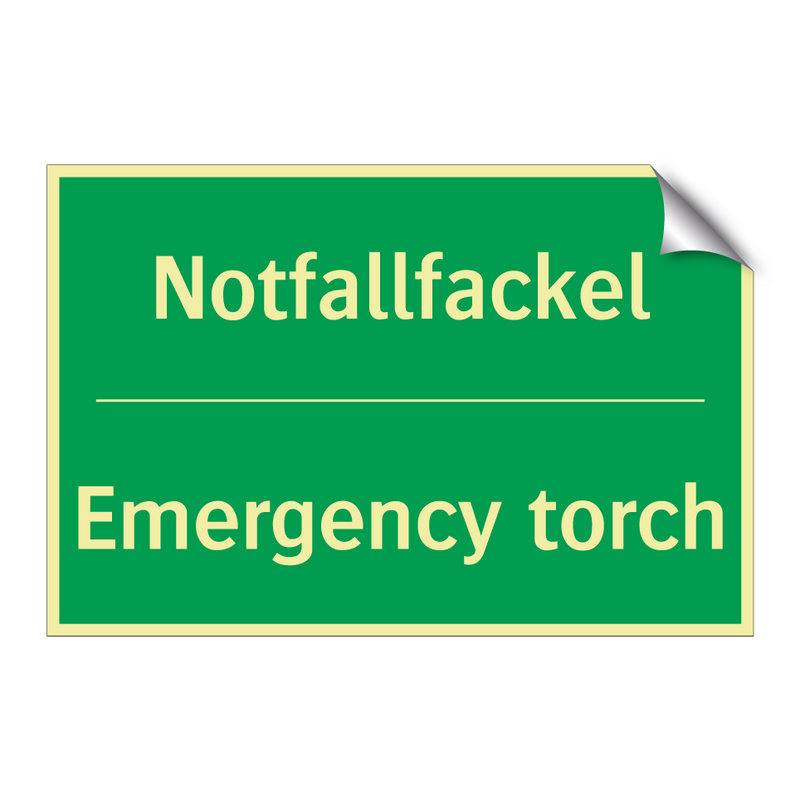 Notfallfackel - Emergency torch