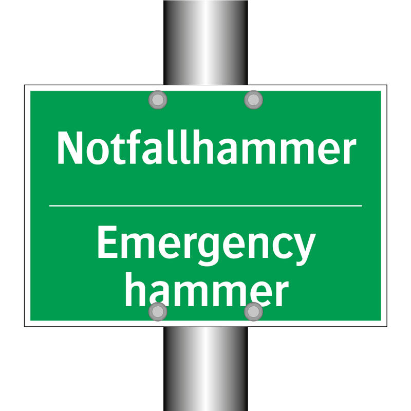 Notfallhammer - Emergency hammer