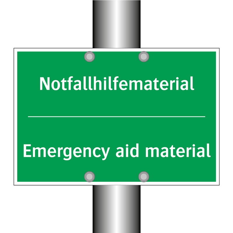 Notfallhilfematerial - Emergency aid material