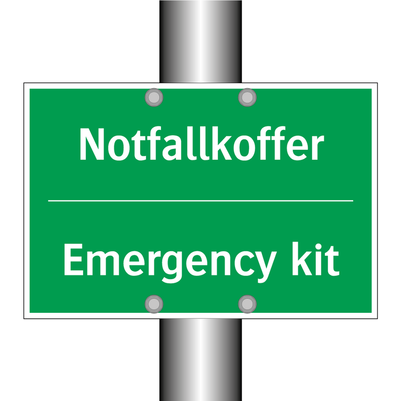 Notfallkoffer - Emergency kit