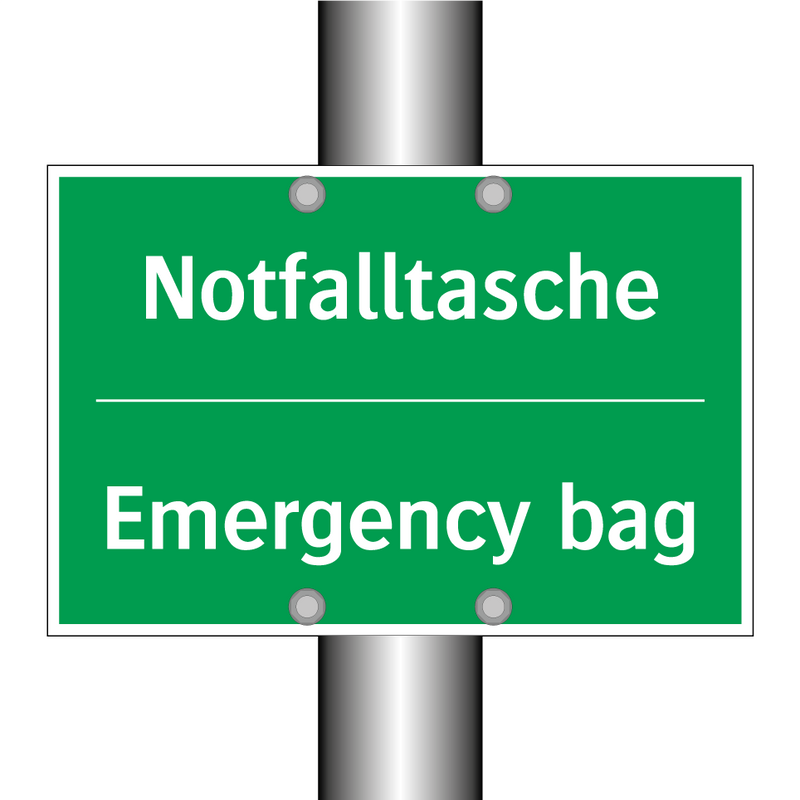 Notfalltasche - Emergency bag