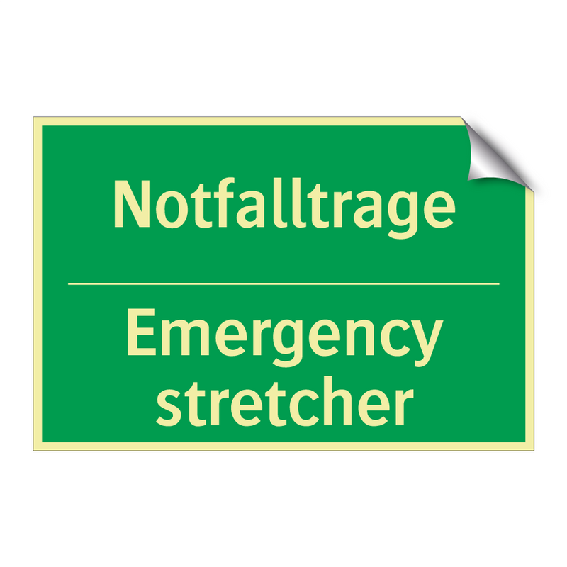 Notfalltrage - Emergency stretcher