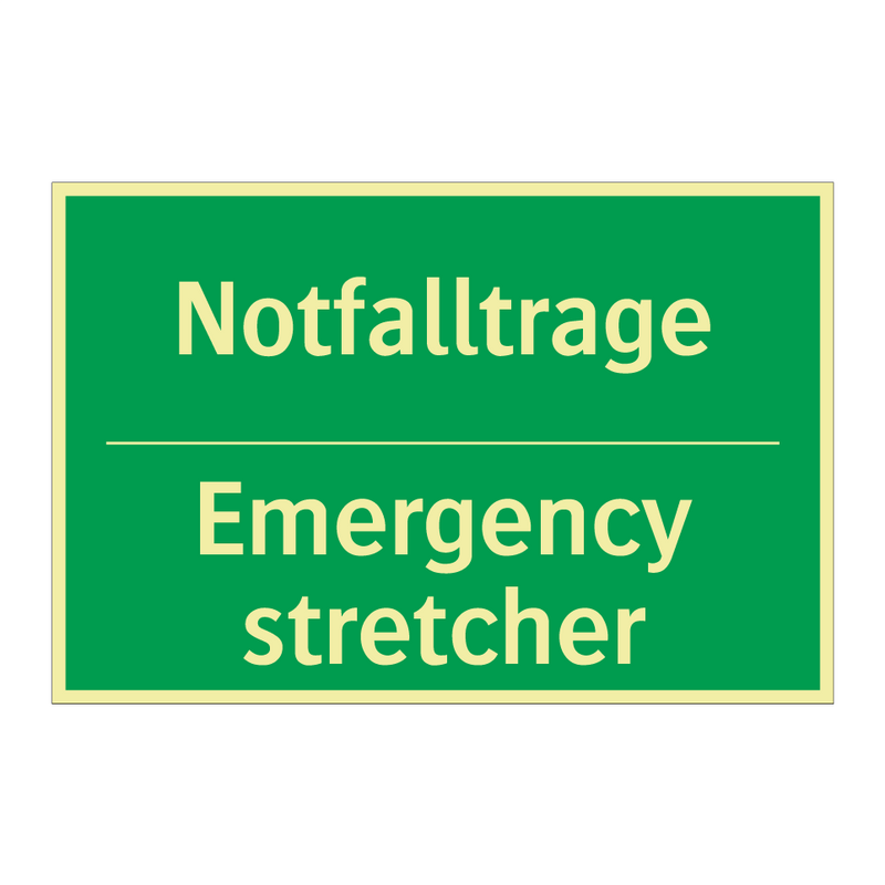 Notfalltrage - Emergency stretcher