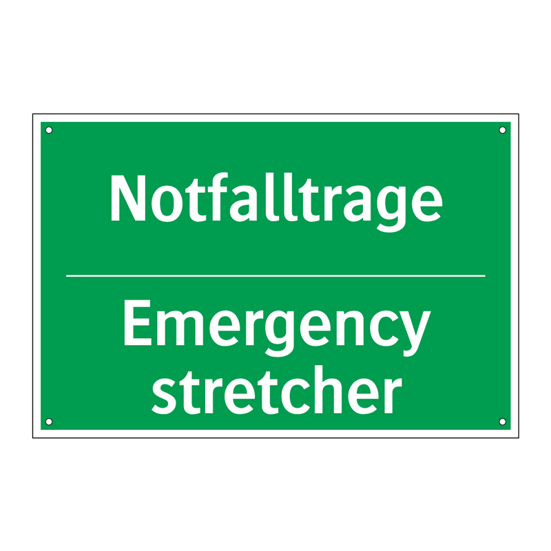 Notfalltrage - Emergency stretcher