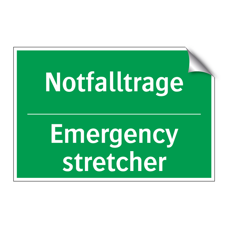 Notfalltrage - Emergency stretcher