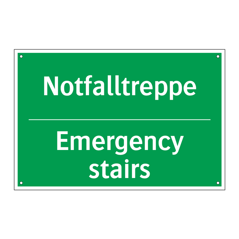 Notfalltreppe - Emergency stairs