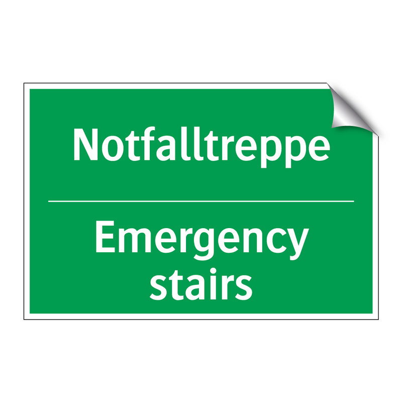 Notfalltreppe - Emergency stairs