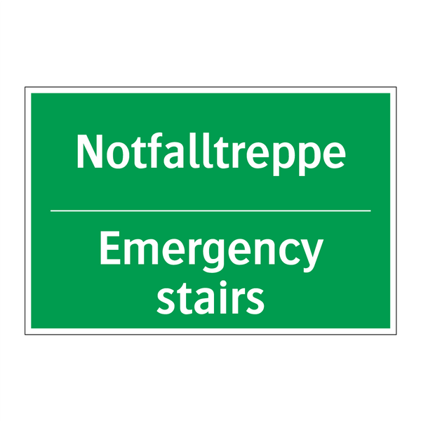 Notfalltreppe - Emergency stairs