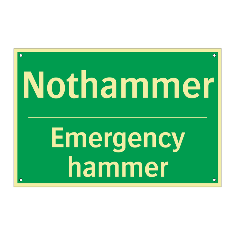 Nothammer - Emergency hammer