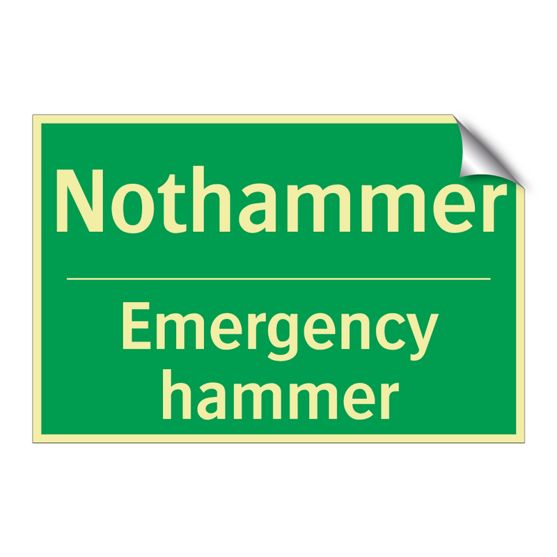 Nothammer - Emergency hammer