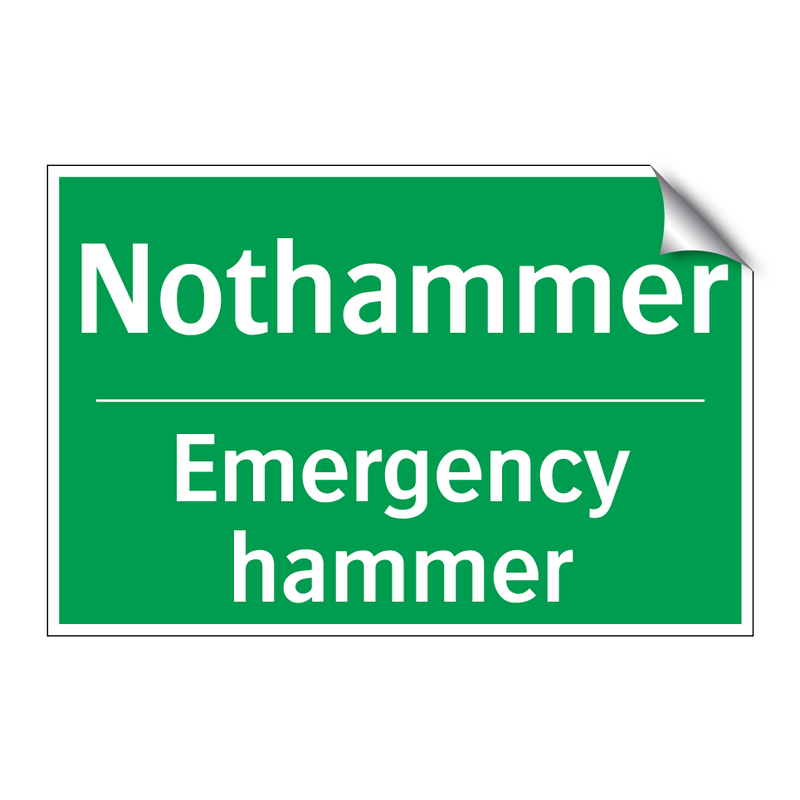 Nothammer - Emergency hammer