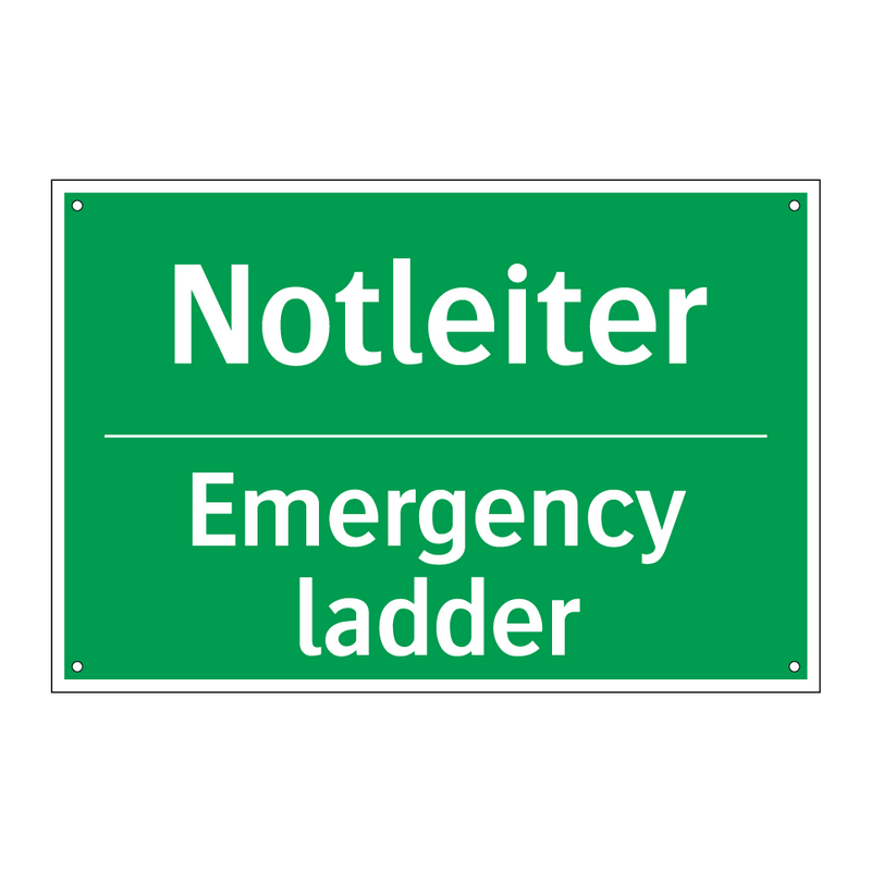 Notleiter - Emergency ladder