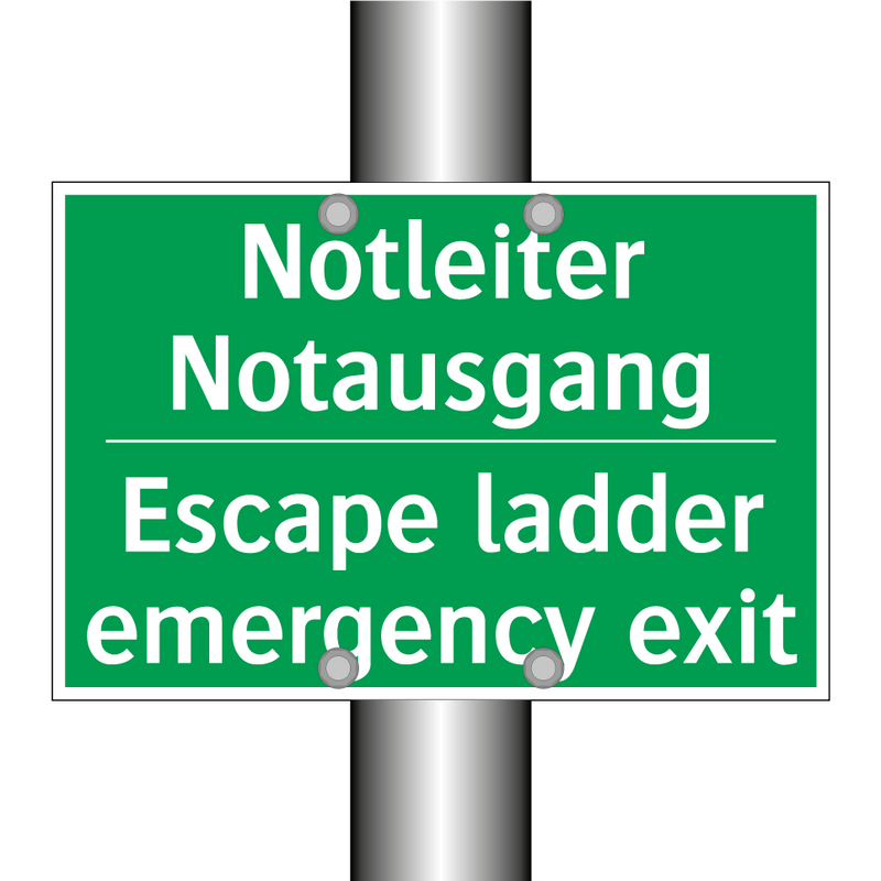 Notleiter Notausgang - Escape ladder emergency exit