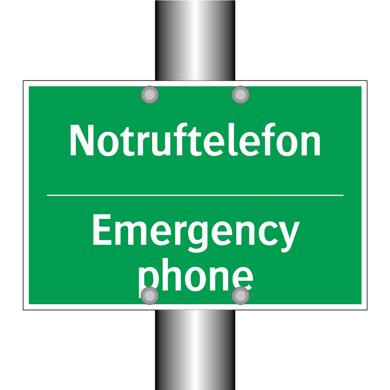 Notruftelefon - Emergency phone