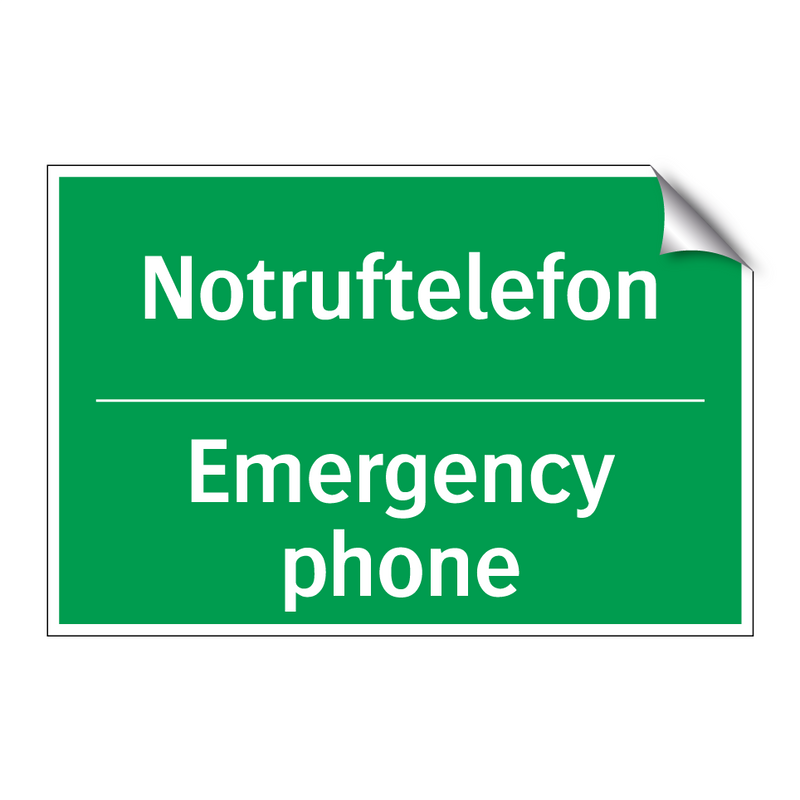 Notruftelefon - Emergency phone