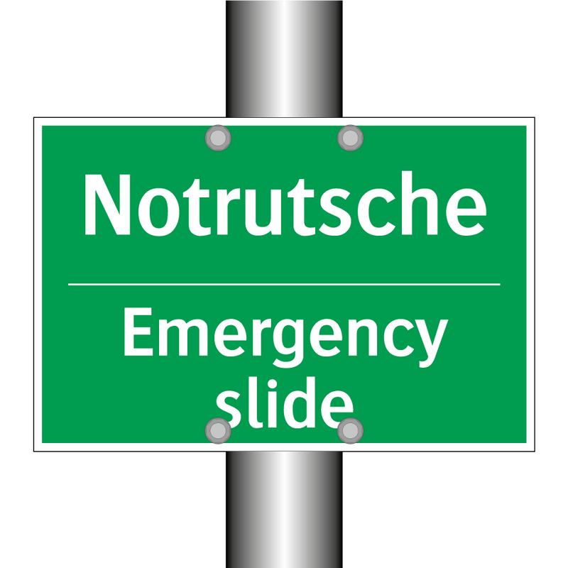 Notrutsche - Emergency slide