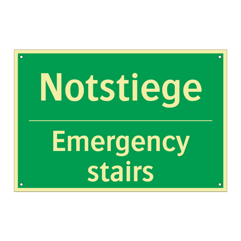 Notstiege - Emergency stairs