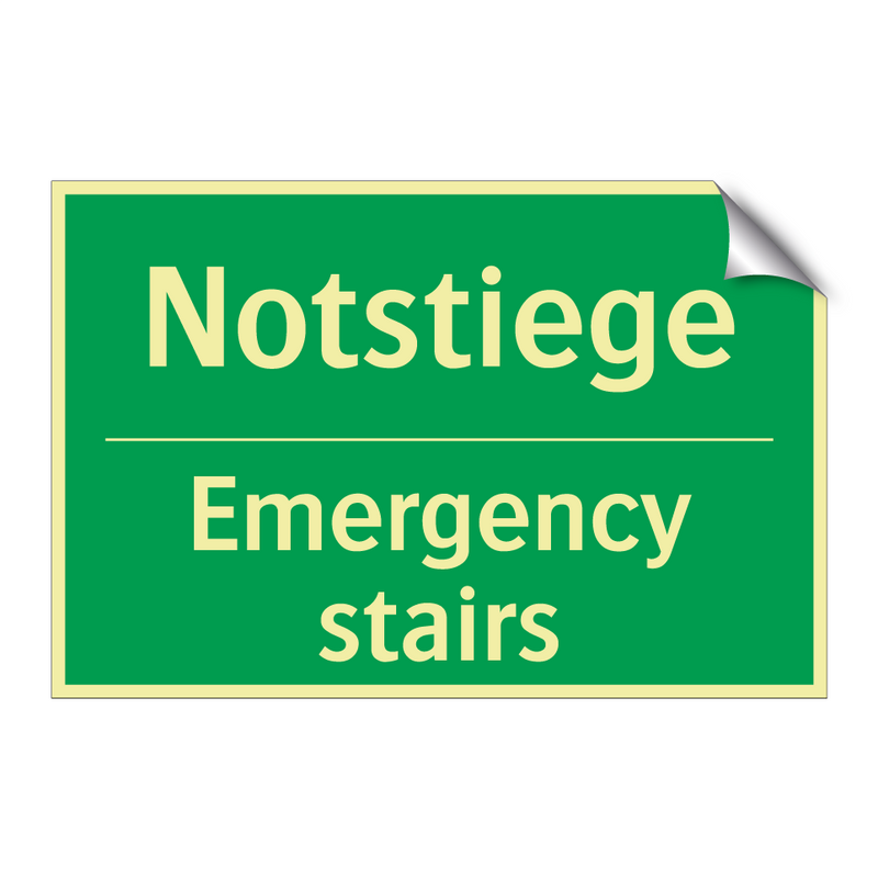 Notstiege - Emergency stairs