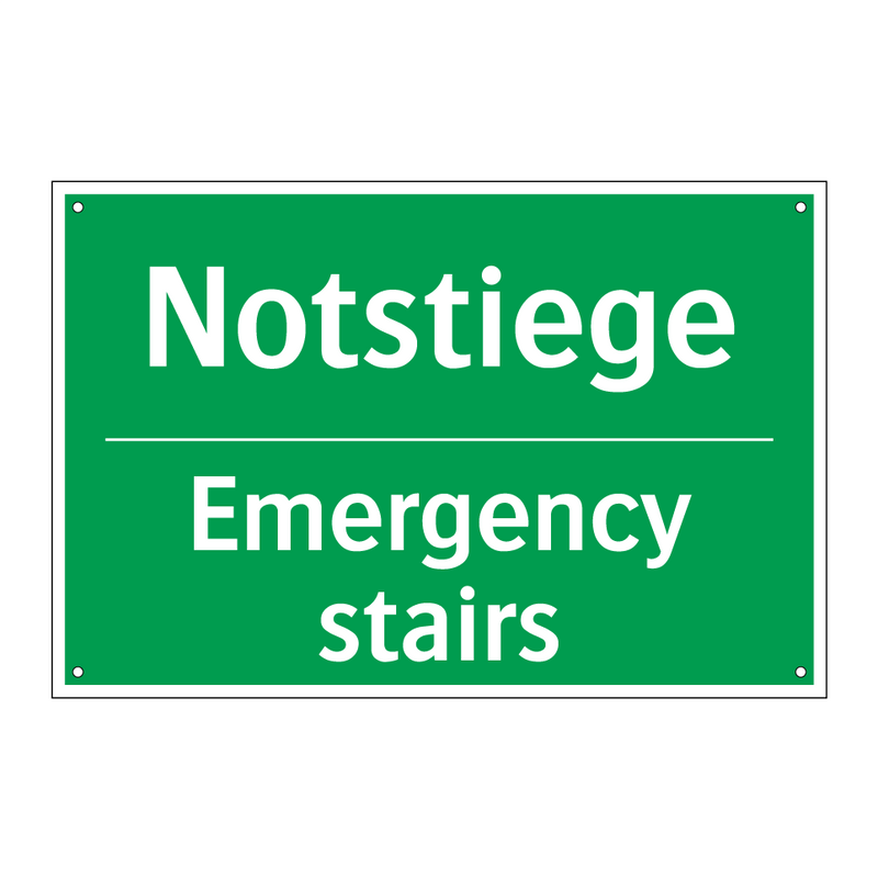 Notstiege - Emergency stairs