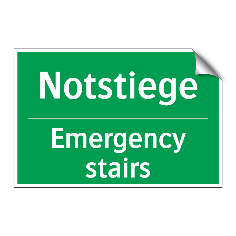 Notstiege - Emergency stairs