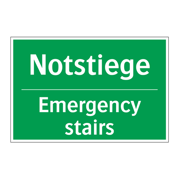 Notstiege - Emergency stairs