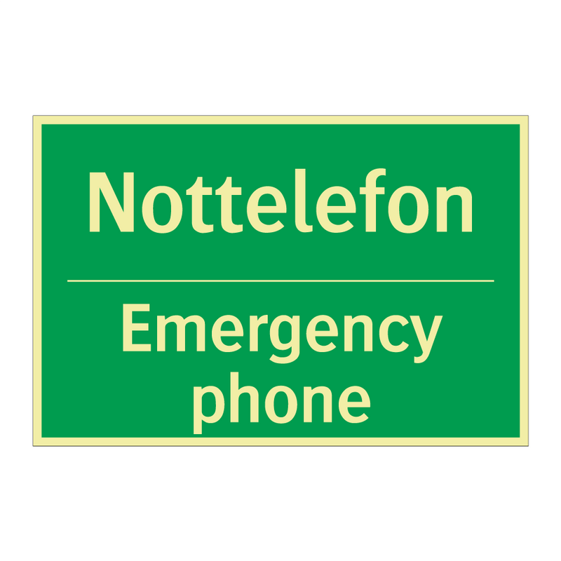 Nottelefon - Emergency phone