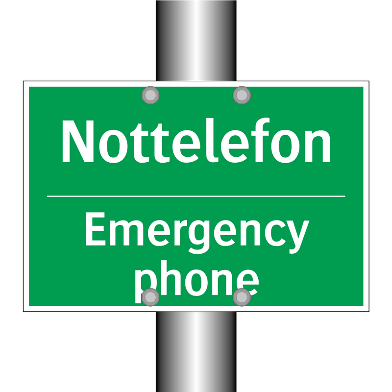 Nottelefon - Emergency phone