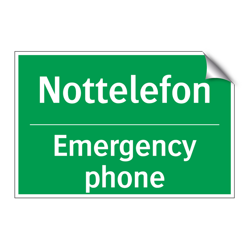 Nottelefon - Emergency phone