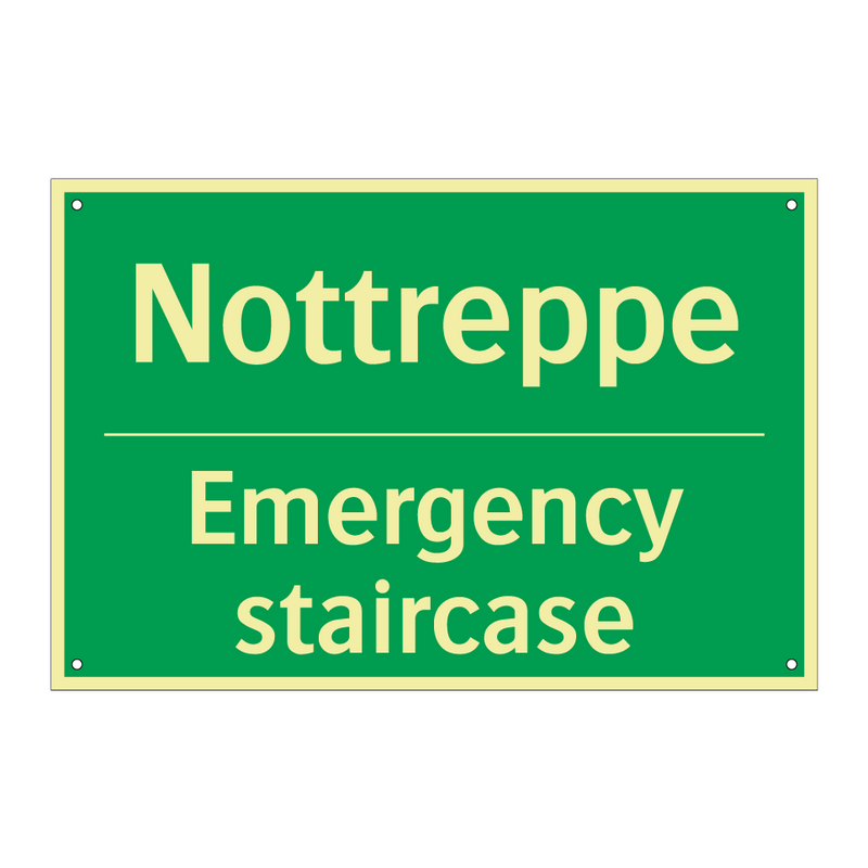 Nottreppe - Emergency staircase