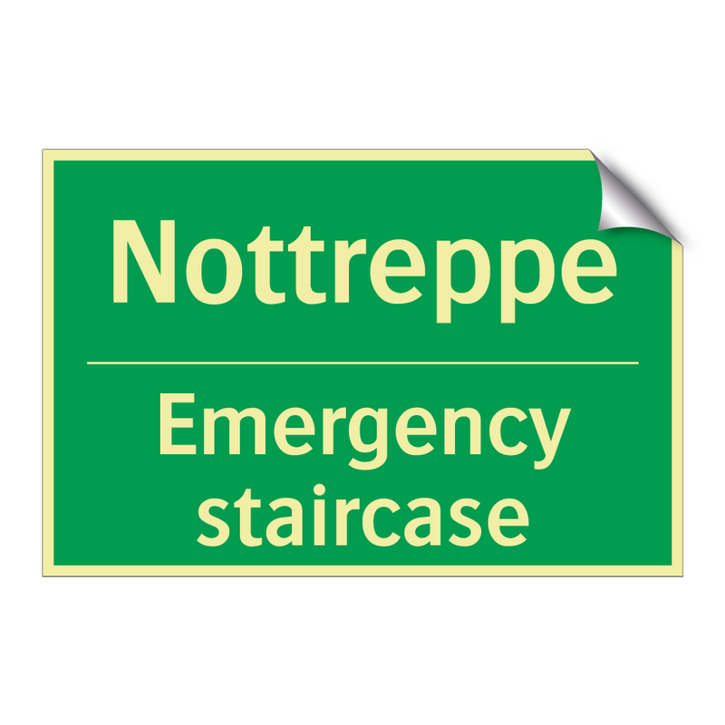 Nottreppe - Emergency staircase