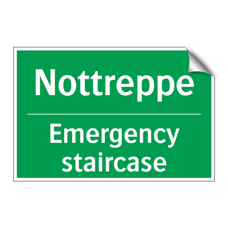 Nottreppe - Emergency staircase