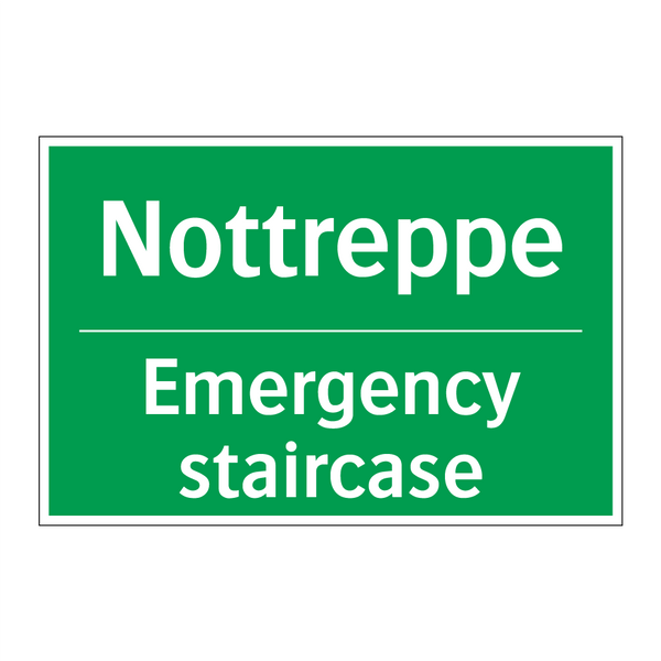 Nottreppe - Emergency staircase