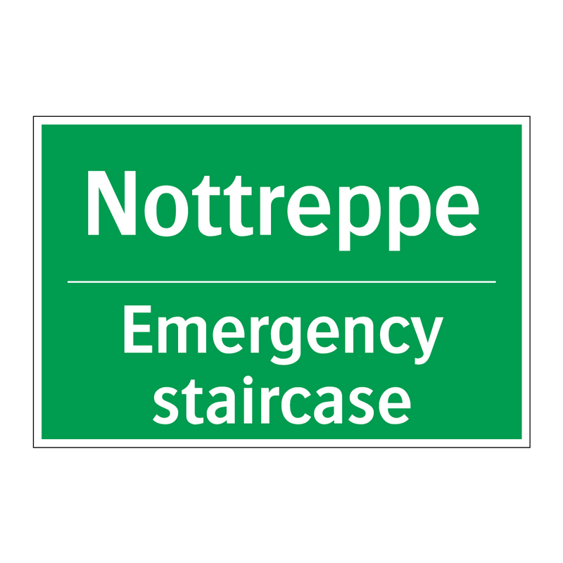 Nottreppe - Emergency staircase