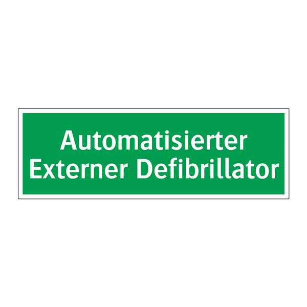 Automatisierter Externer Defibrillator