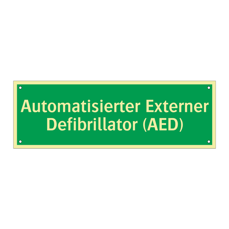 Automatisierter Externer Defibrillator (AED)