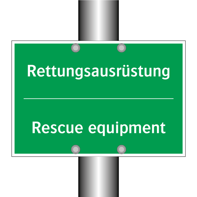 Rettungsausrüstung - Rescue equipment